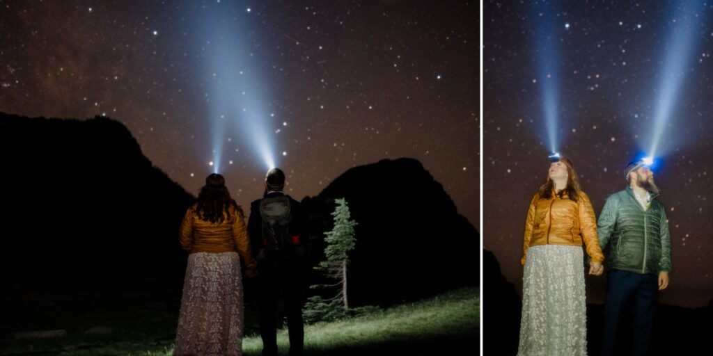 From stunning views at Lake McDonald to magical star photos at Hidden Lake, their day is perfection! *Montana adventure elopement in Glacier*!