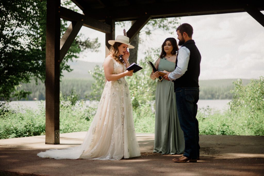 Apgar Ampitheater, Glacier National Park. How to have a micro wedding.
