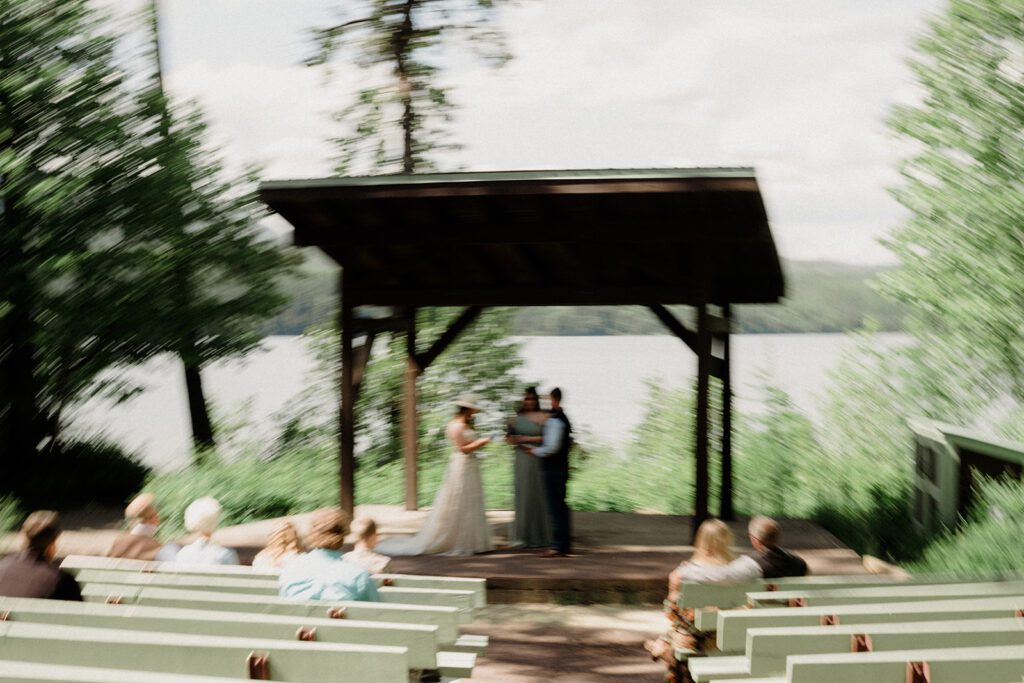 Apgar Ampitheater, Glacier National Park. How to have a micro wedding.