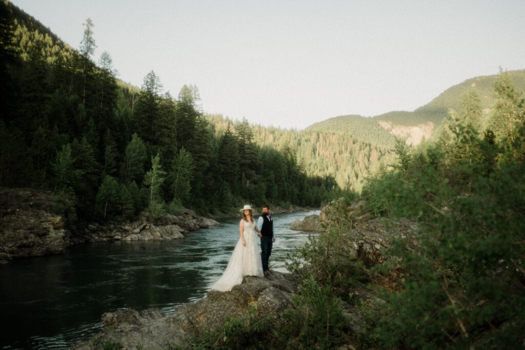 How to have a micro wedding in Glacier National Park with 30 friends and family.