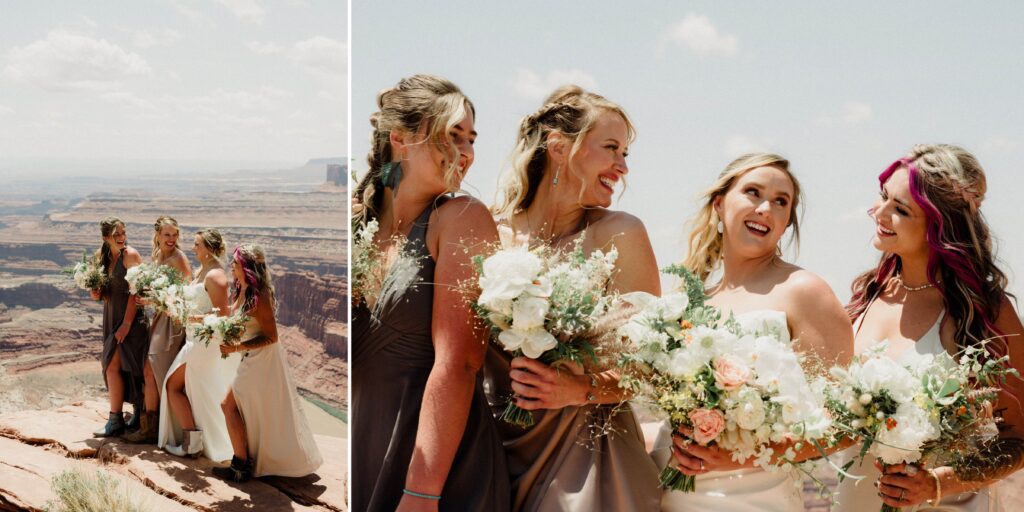 moab elopement, dirt bike wedding, desert elopement dirt bike photo, adventure elopement moab images, moab elopement photographer, ceremony at dead horse point state park