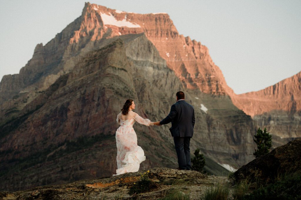 Have a Sun Point micro wedding to get the best of Glacier National Park for your ceremony and celebration!