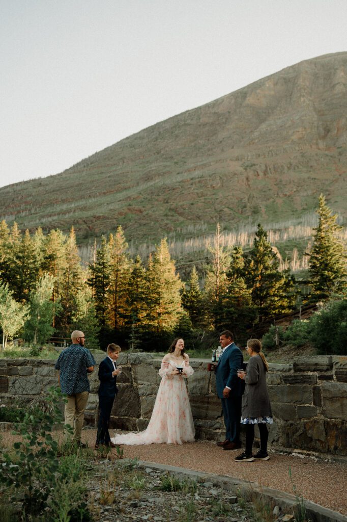 Have a Sun Point micro wedding to get the best of Glacier National Park for your ceremony and celebration!