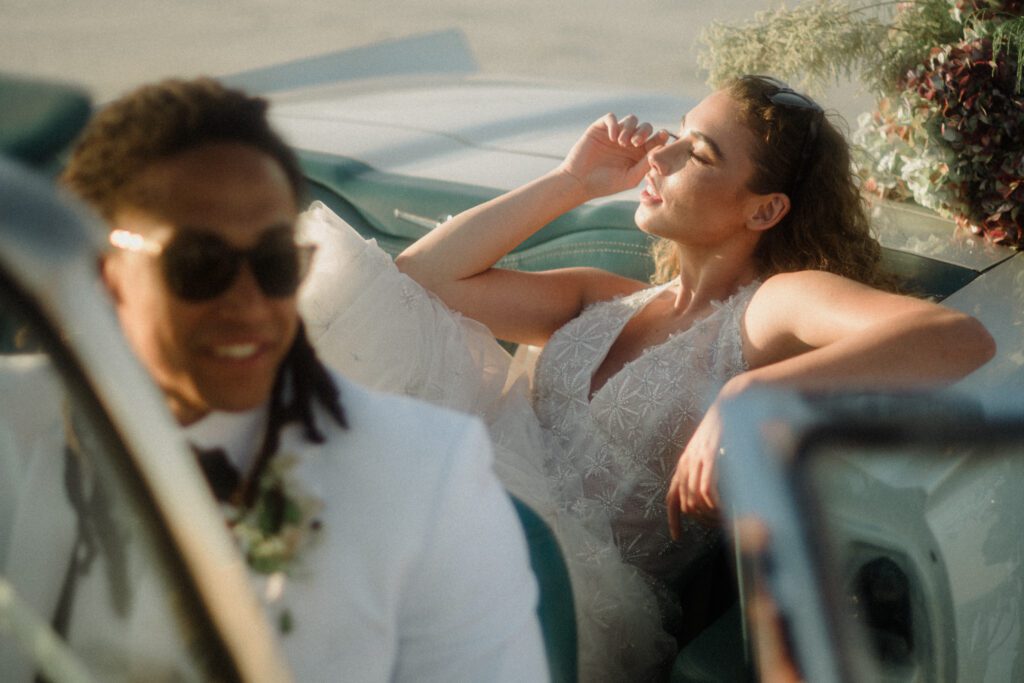 Bonneville Salt Flats is the place for elopements! On the border between Nevada and Utah you'll have an adventure to remember for a lifetime. 