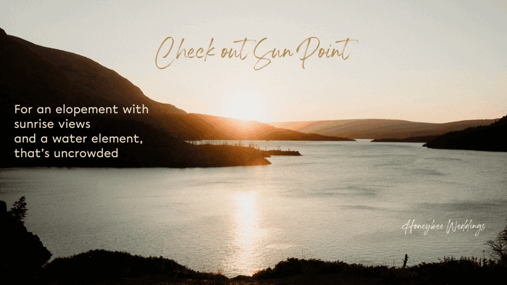 Have a Sun Point micro wedding to get the best of Glacier National Park for your ceremony and celebration!