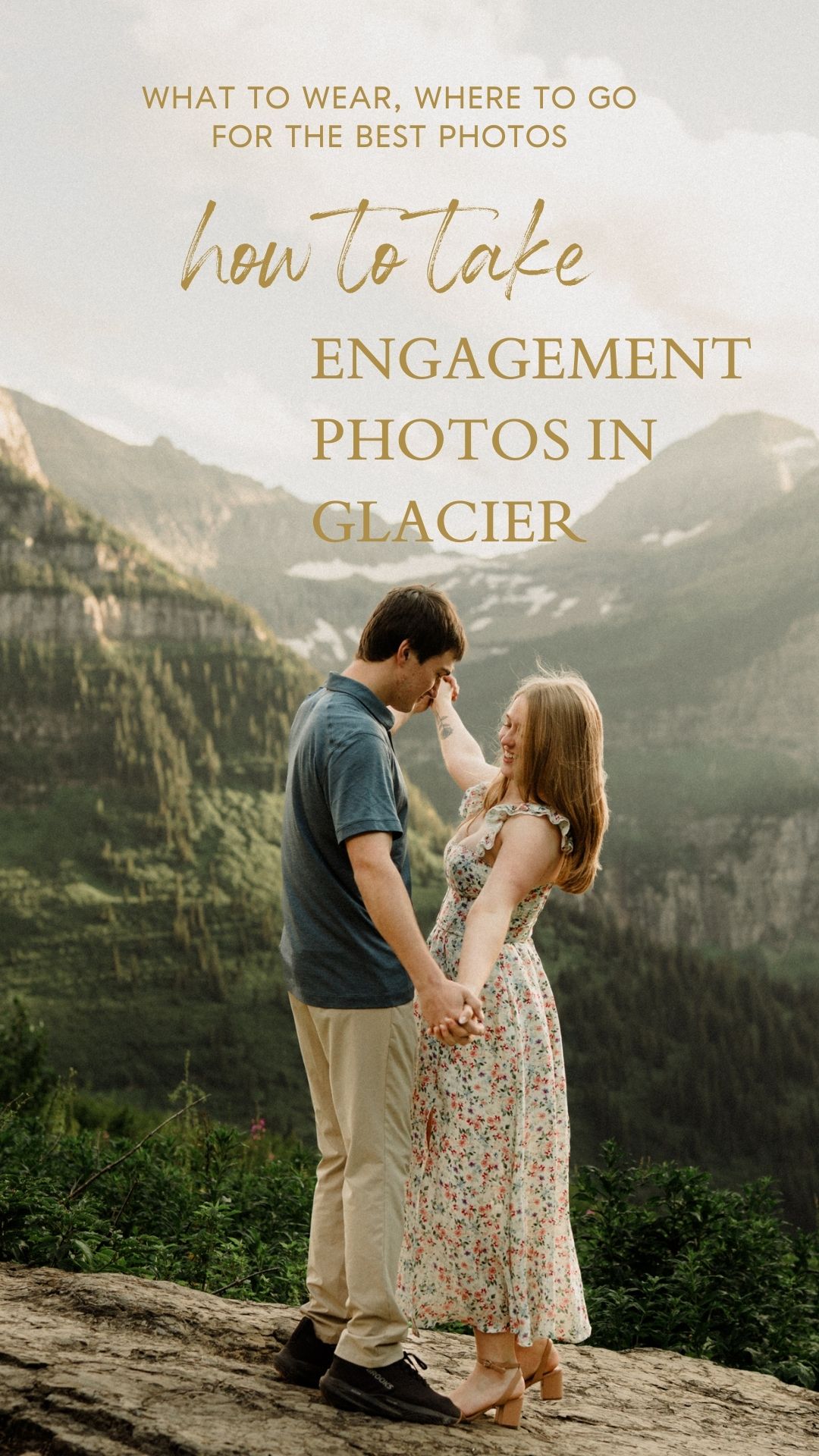 Wanna learn how to take engagement photos in Glacier? I GOTTCHU! What to wear, where to go for the best photos, and pro tips!