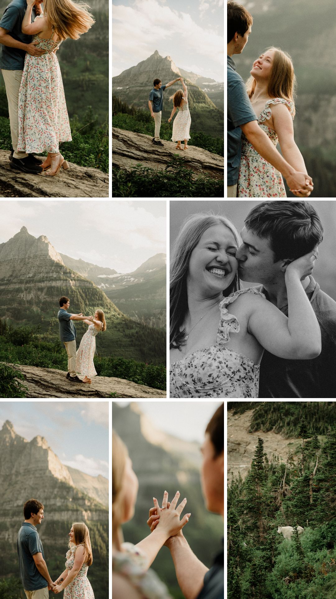 Wanna learn how to take engagement photos in Glacier? I GOTTCHU! What to wear, where to go for the best photos, and pro tips!