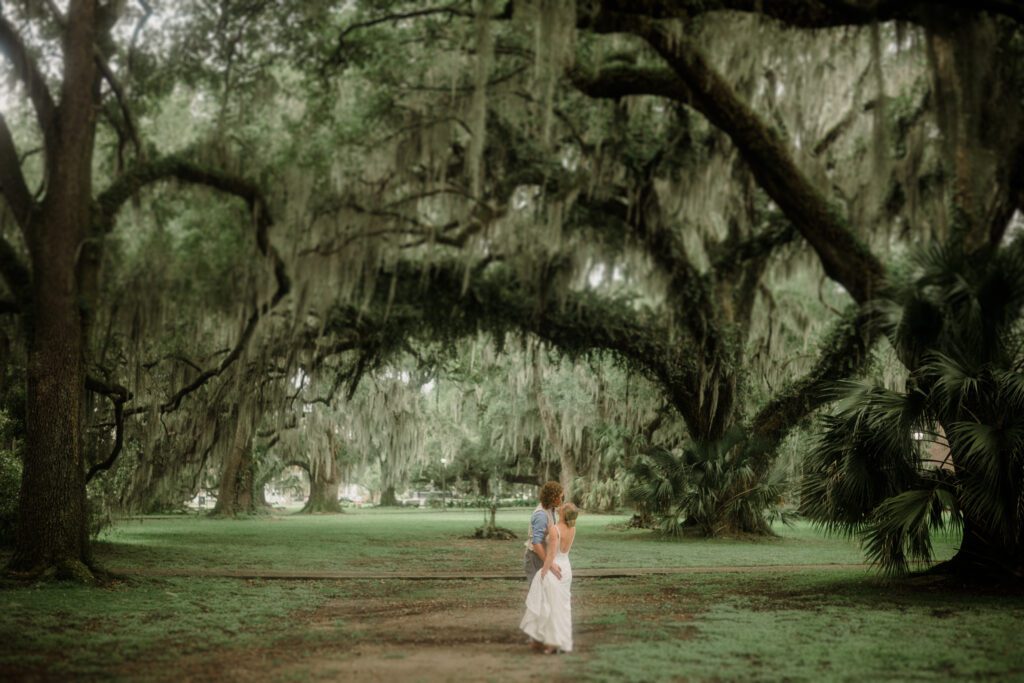 French Quarter New Orleans Elopement with beignets, balcony first looks, Jackson Square & a steamboat sunset cruise! NOLA day is wild magic!
