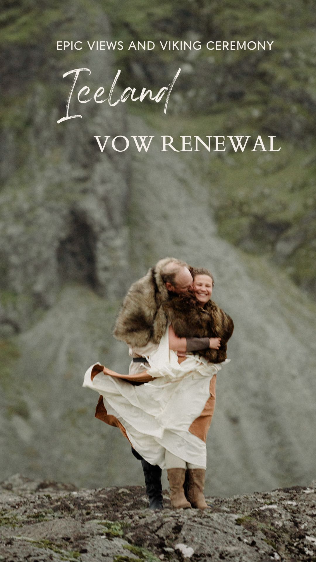 This Iceland vow renewal is pure magic—Vestrahorn peaks, Diamond Beach, waterfalls & Viking vibes. See why Iceland is the spot