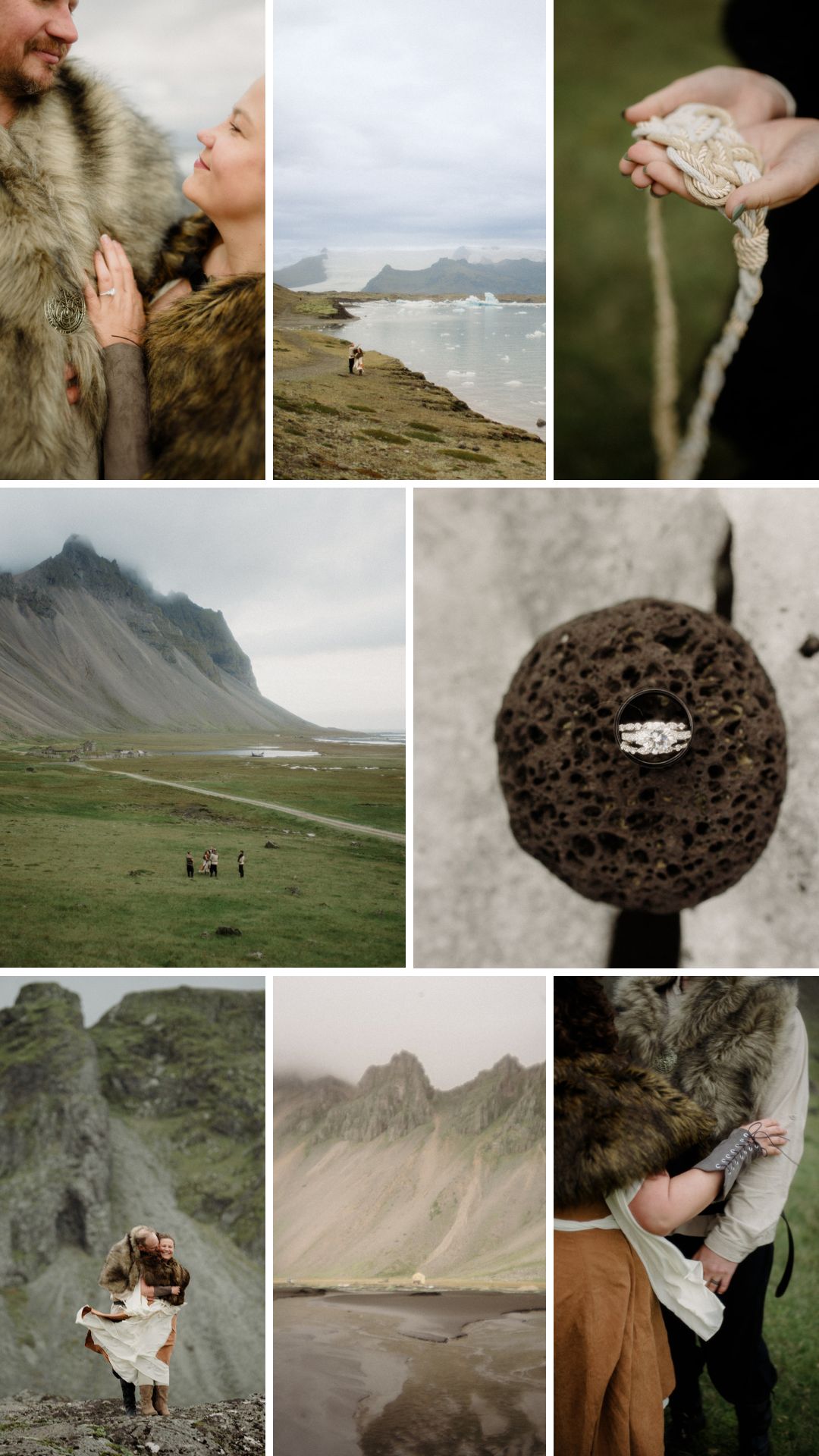 This Iceland vow renewal is pure magic—Vestrahorn peaks, Diamond Beach, waterfalls & Viking vibes. See why Iceland is the spot