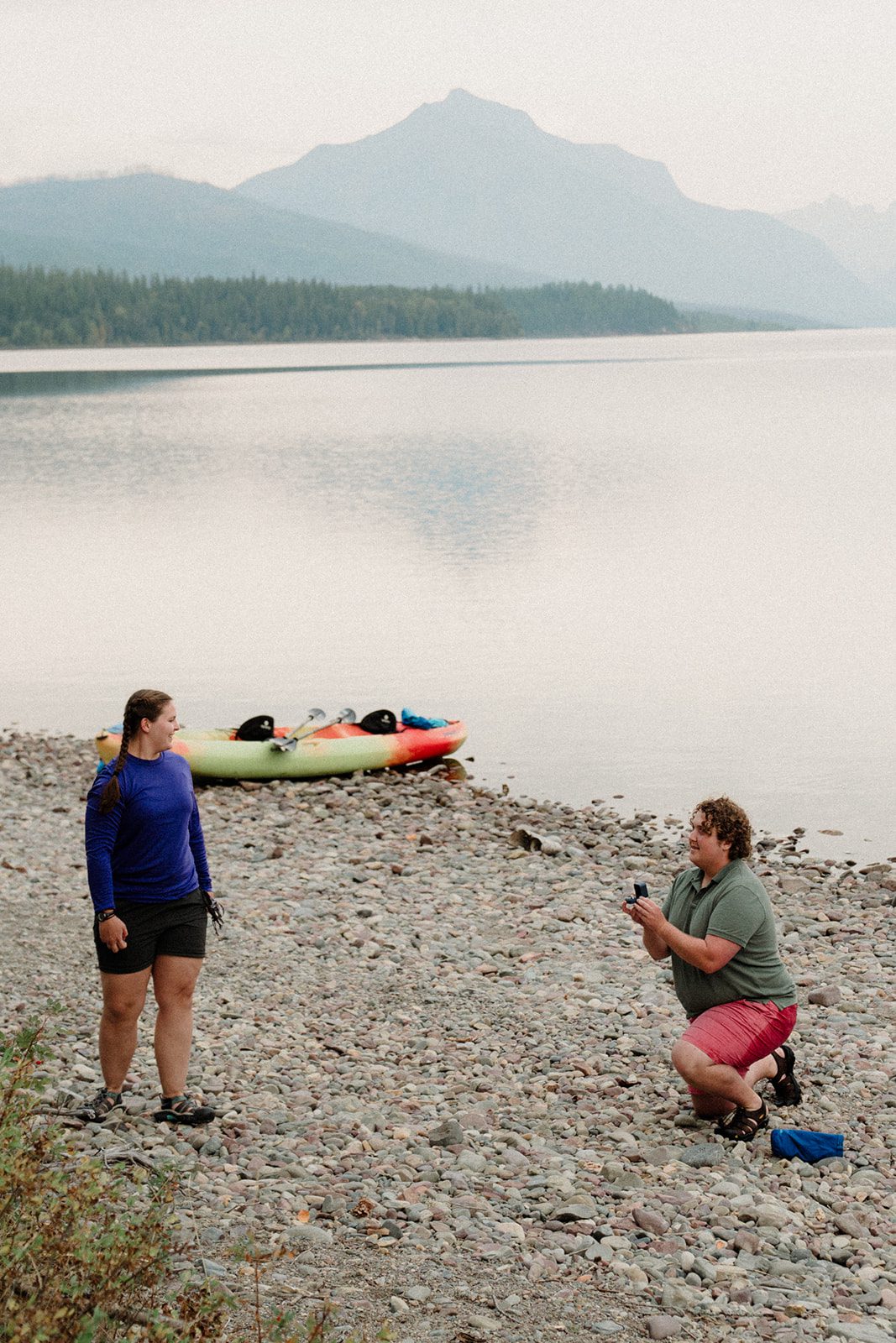 See the sunset Glacier National Park proposal everyone dreams of—and grab pro tips to plan YOUR most unforgettable adventure-filled YES!