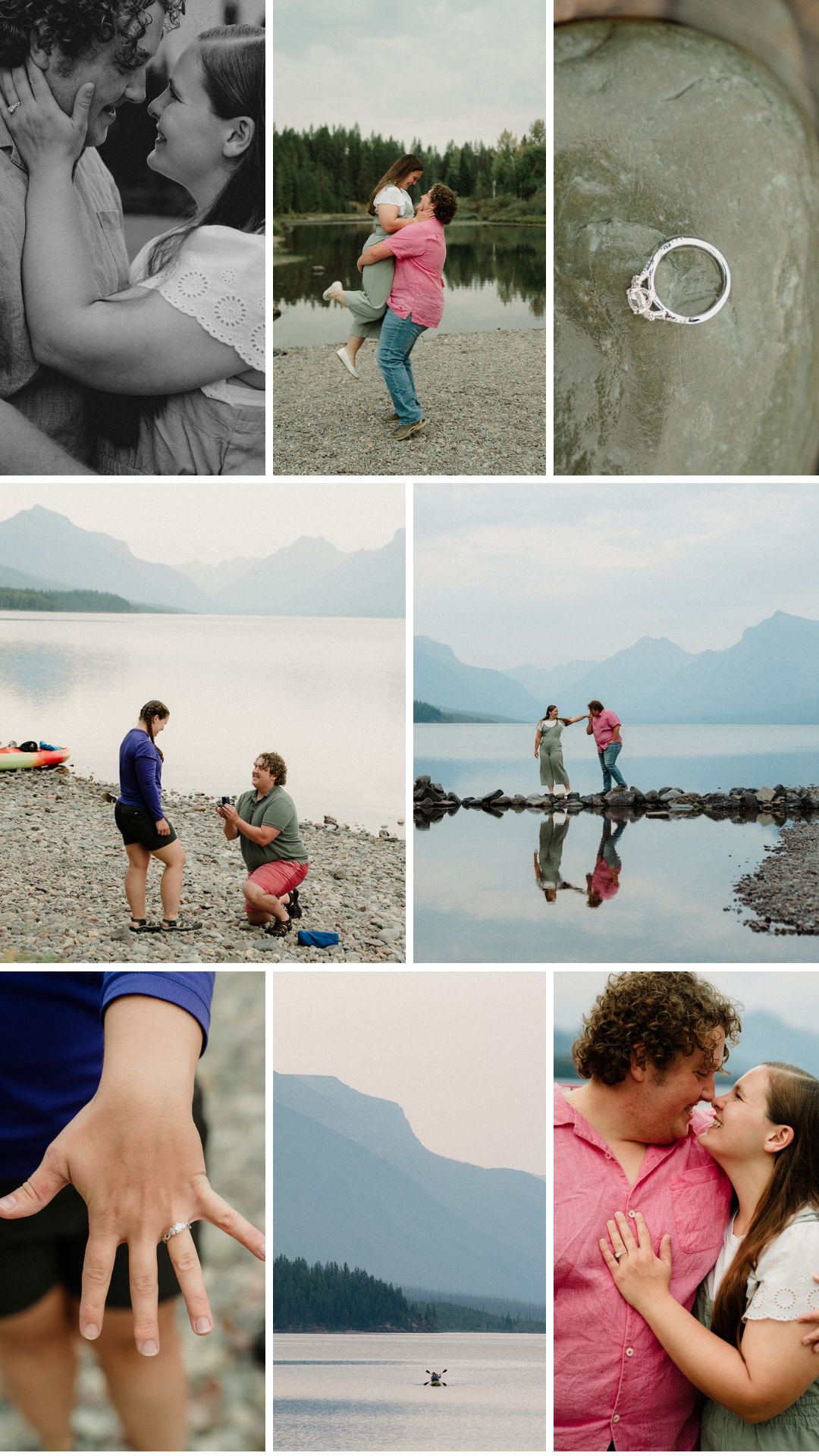 See the sunset Glacier National Park proposal everyone dreams of—and grab pro tips to plan YOUR most unforgettable adventure-filled YES!