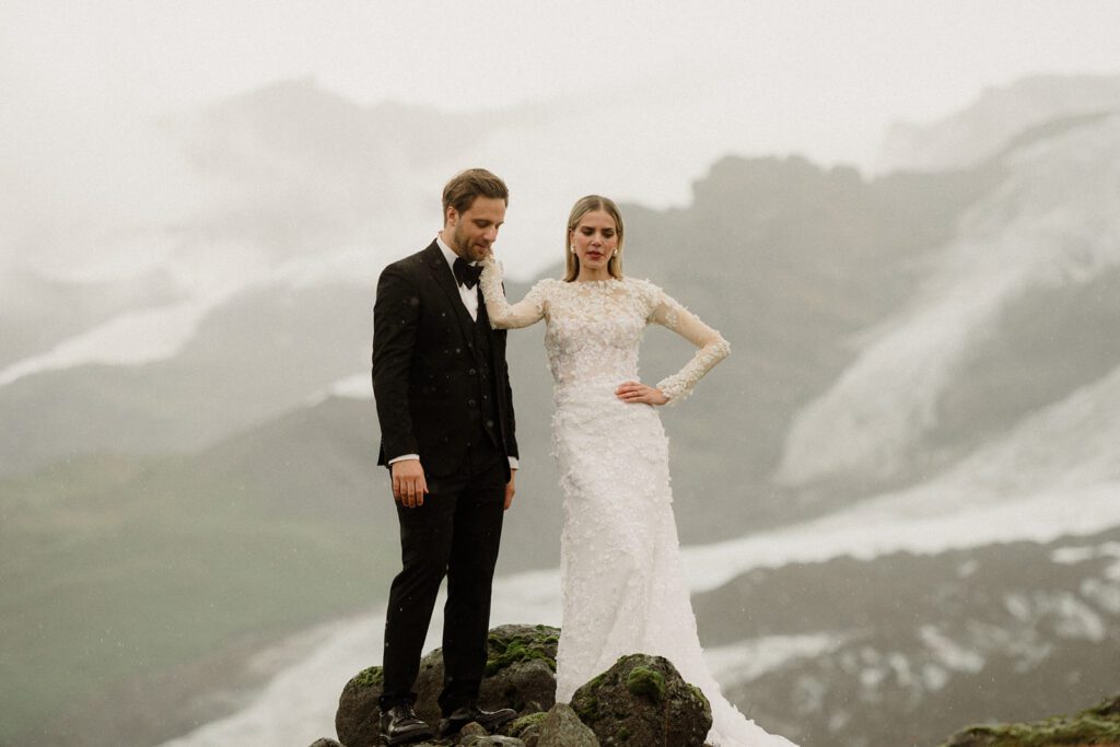 Vestrahorn Iceland styled shoot for wedding couple. The best of 2025 Elopement & Wedding Photography.