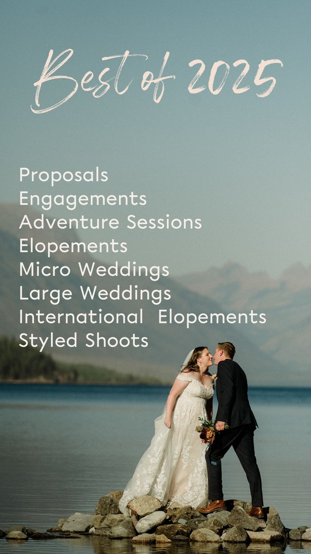 It's here! The best of 2025 Elopement & Wedding Photography. There were dirty bikes, Vikings, ninja style proposals, rainstorms and more!