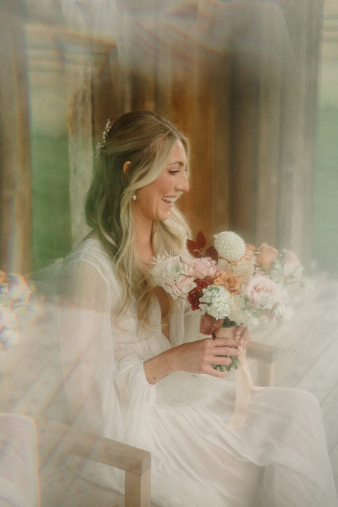 Bozeman wedding with dogs complete with bow ties, sunset photos, and dreamy rain portraits. Plus tips for including your dog in your wedding day.