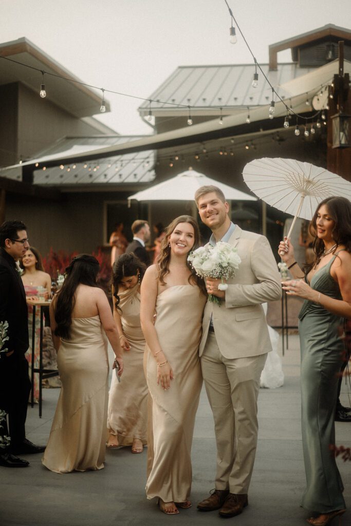 See this wedding at White Raven with Montana views, mountain engagement session and full wedding weekend festivities!  