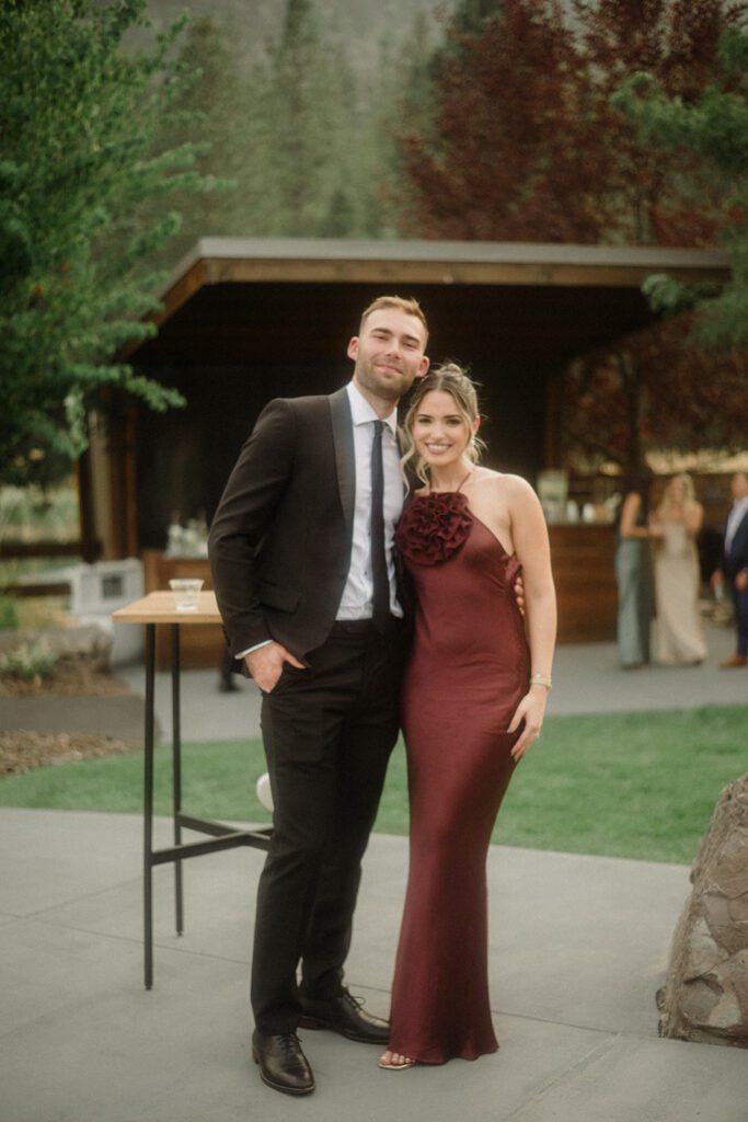 See this wedding at White Raven with Montana views, mountain engagement session and full wedding weekend festivities!  