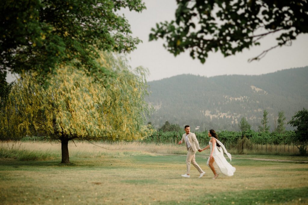 See this wedding at White Raven with Montana views, mountain engagement session and full wedding weekend festivities!  