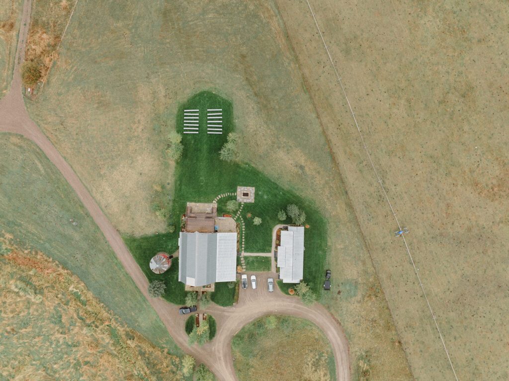 Bozeman wedding with dogs complete with bow ties, sunset photos, and dreamy rain portraits. Plus tips for including your dog in your wedding day.