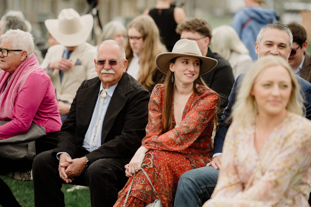 See this Bozeman wedding at Firelight Farm featuring heartfelt moments, joyful laughter, and a couple whose love shines in every photo.