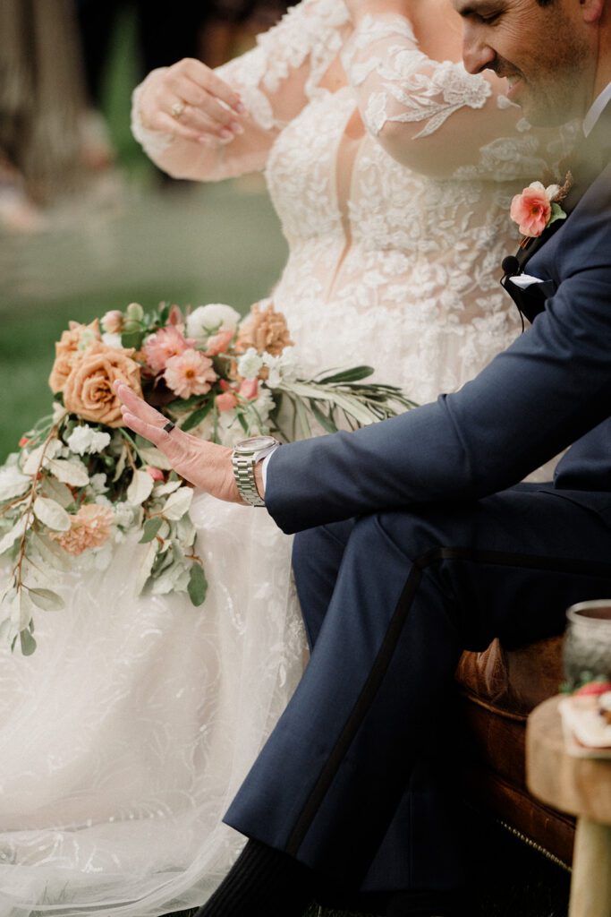 See this Bozeman wedding at Firelight Farm featuring heartfelt moments, joyful laughter, and a couple whose love shines in every photo.