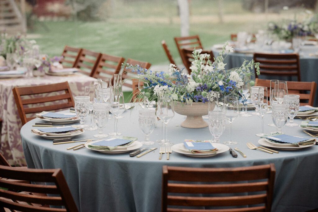 Colorful modern wedding in Bozeman at Firelight Farm featuring vibrant fashion, Filipino desserts, sunset portraits, and a disco after party.