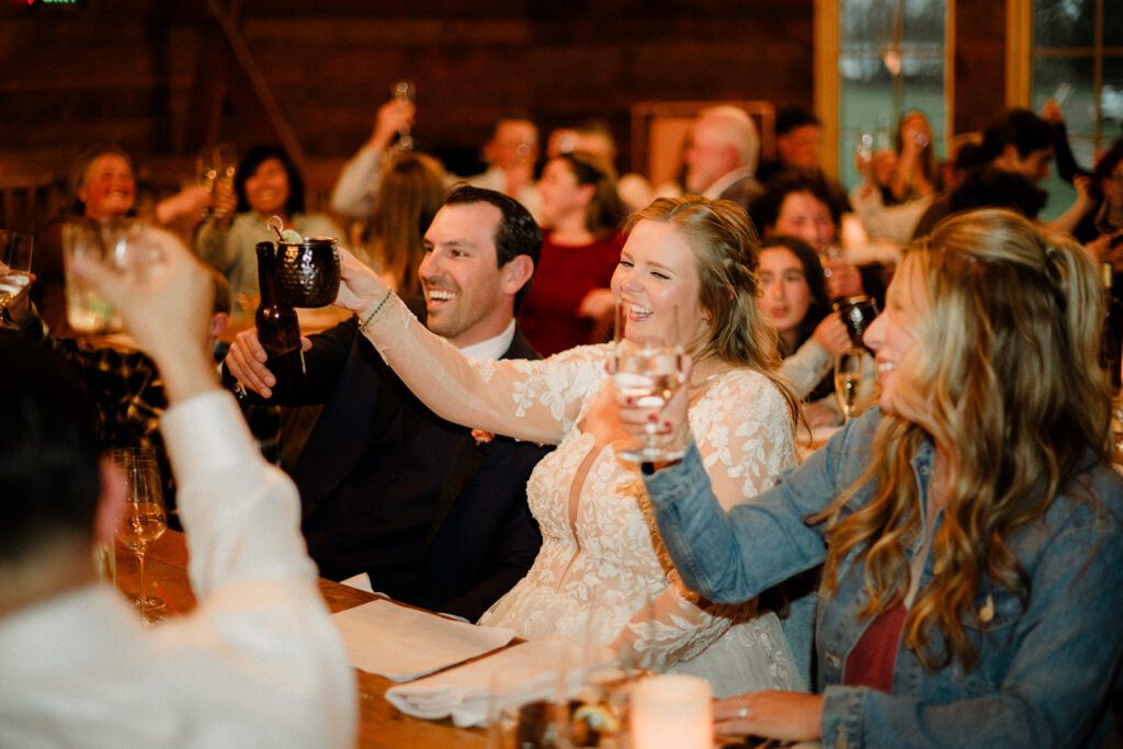 See this Bozeman wedding at Firelight Farm featuring heartfelt moments, joyful laughter, and a couple whose love shines in every photo.