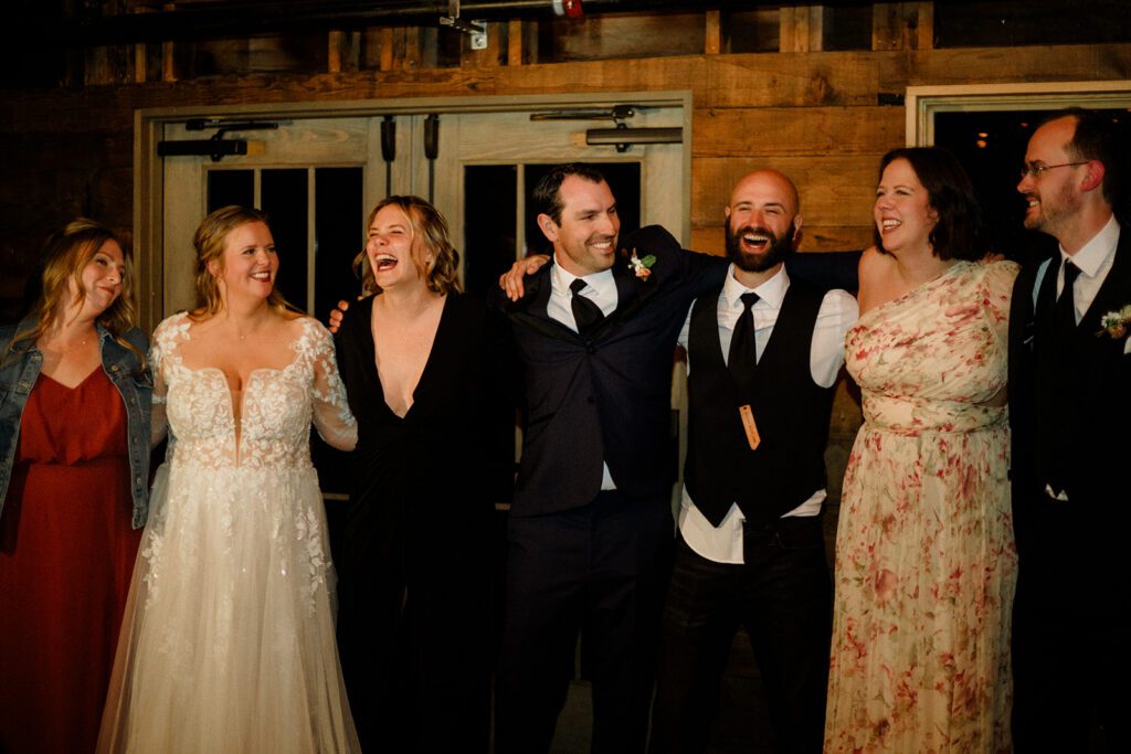 See this Bozeman wedding at Firelight Farm featuring heartfelt moments, joyful laughter, and a couple whose love shines in every photo.