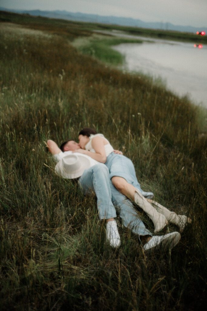 See this wedding at White Raven with Montana views, mountain engagement session and full wedding weekend festivities!  