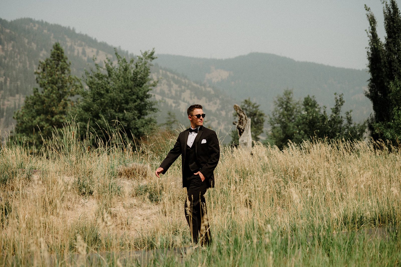 See this wedding at White Raven with Montana views, mountain engagement session and full wedding weekend festivities!  