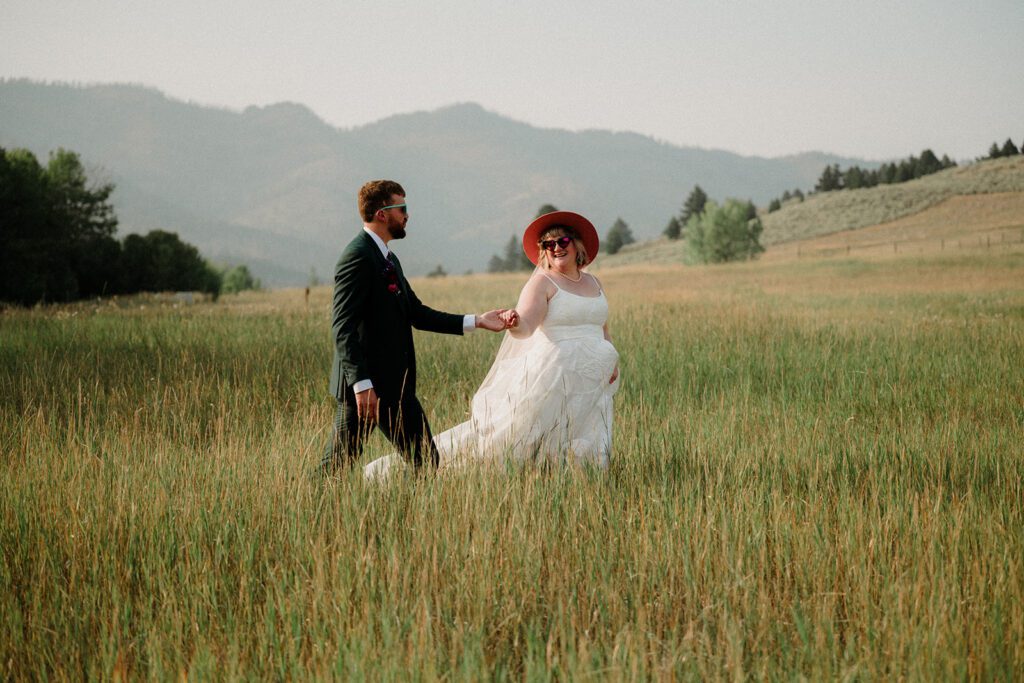 Planning a non-traditional wedding in Bozeman? See the creative ideas, trends, and intentional choices from this fun outdoor-loving couple.