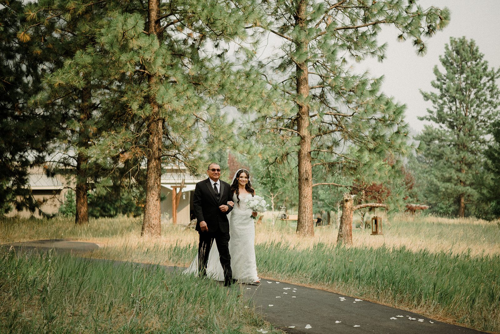 See this wedding at White Raven with Montana views, mountain engagement session and full wedding weekend festivities!  