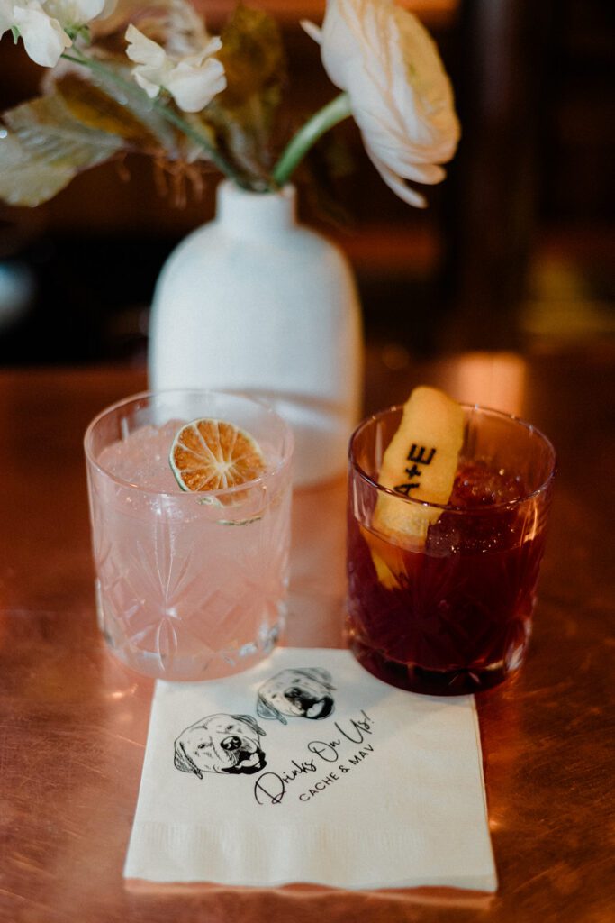 Bozeman wedding with dogs complete with bow ties, sunset photos, and dreamy rain portraits. Plus tips for including your dog in your wedding day.