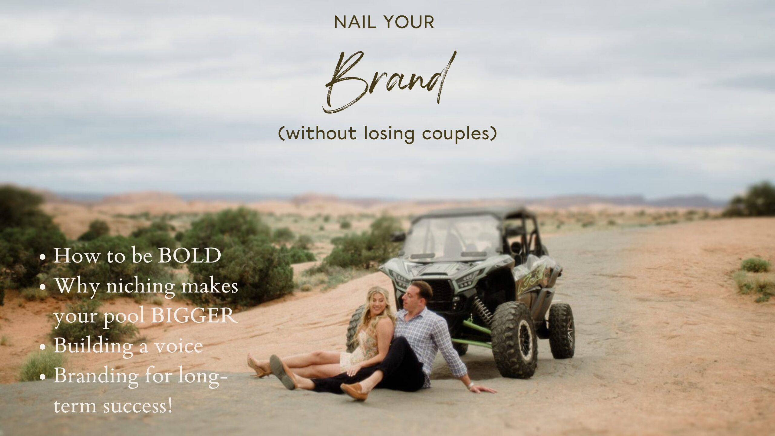 Nail your brand in 7 DAYS by using the brand boost, doing a brand audit, finding your niche, and using your voice.