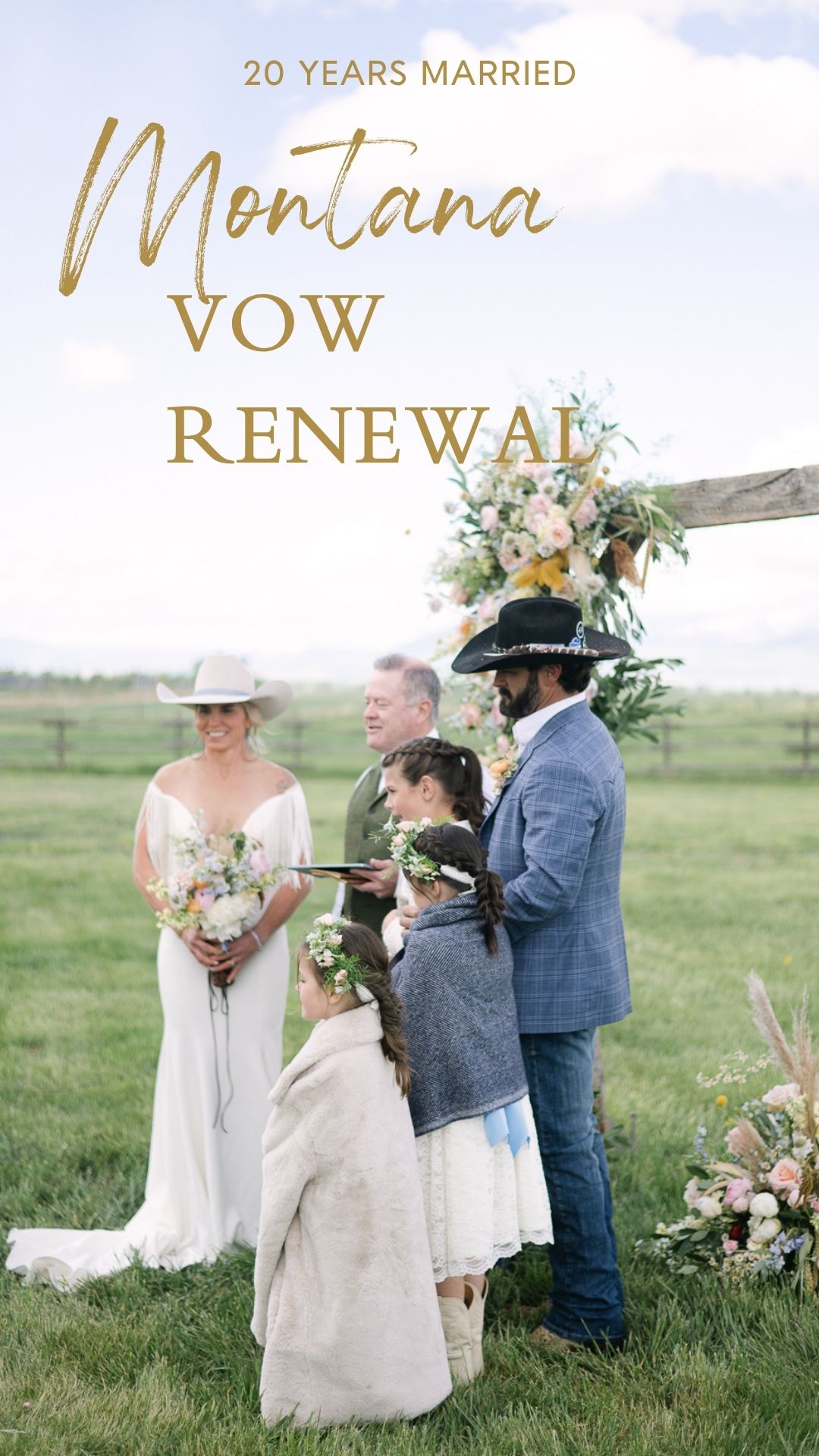 Vow renewal in Montana at Heritage Ranch in Bozeman. Get inspo, ideas, and planning tips for a meaningful Montana vow renewal experience.