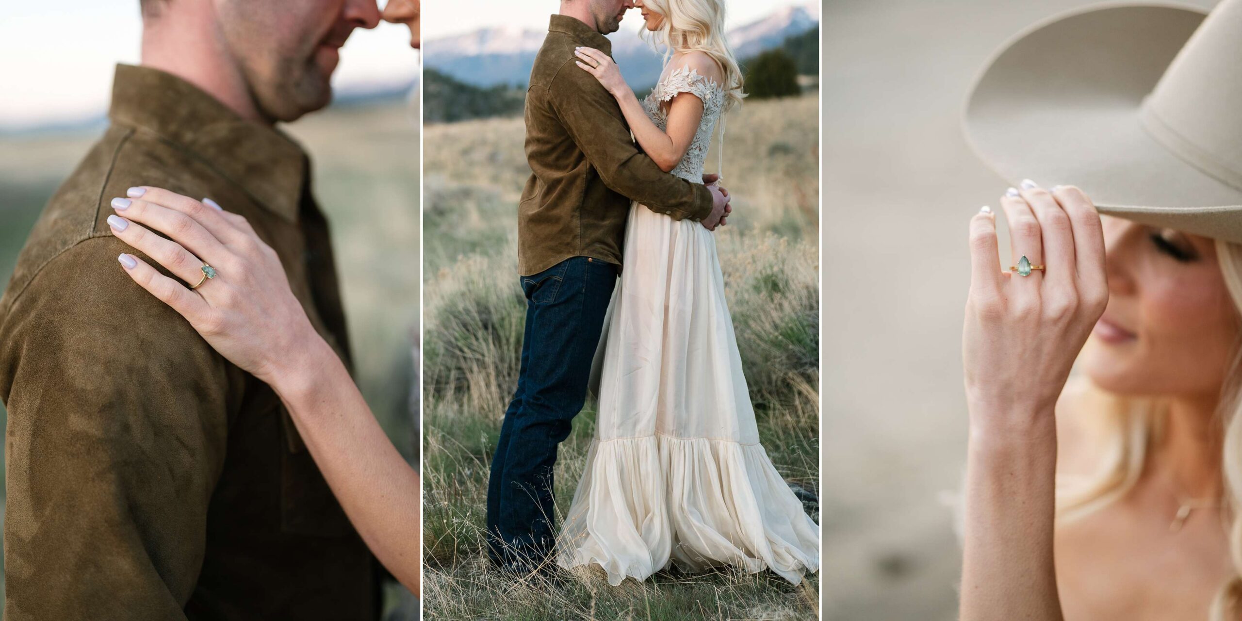 Bozeman engagement session at Yellowstone Film Ranch in Paradise Valley, Montana. Western photo ideas, outfit inspo, pricing, and expert tips.