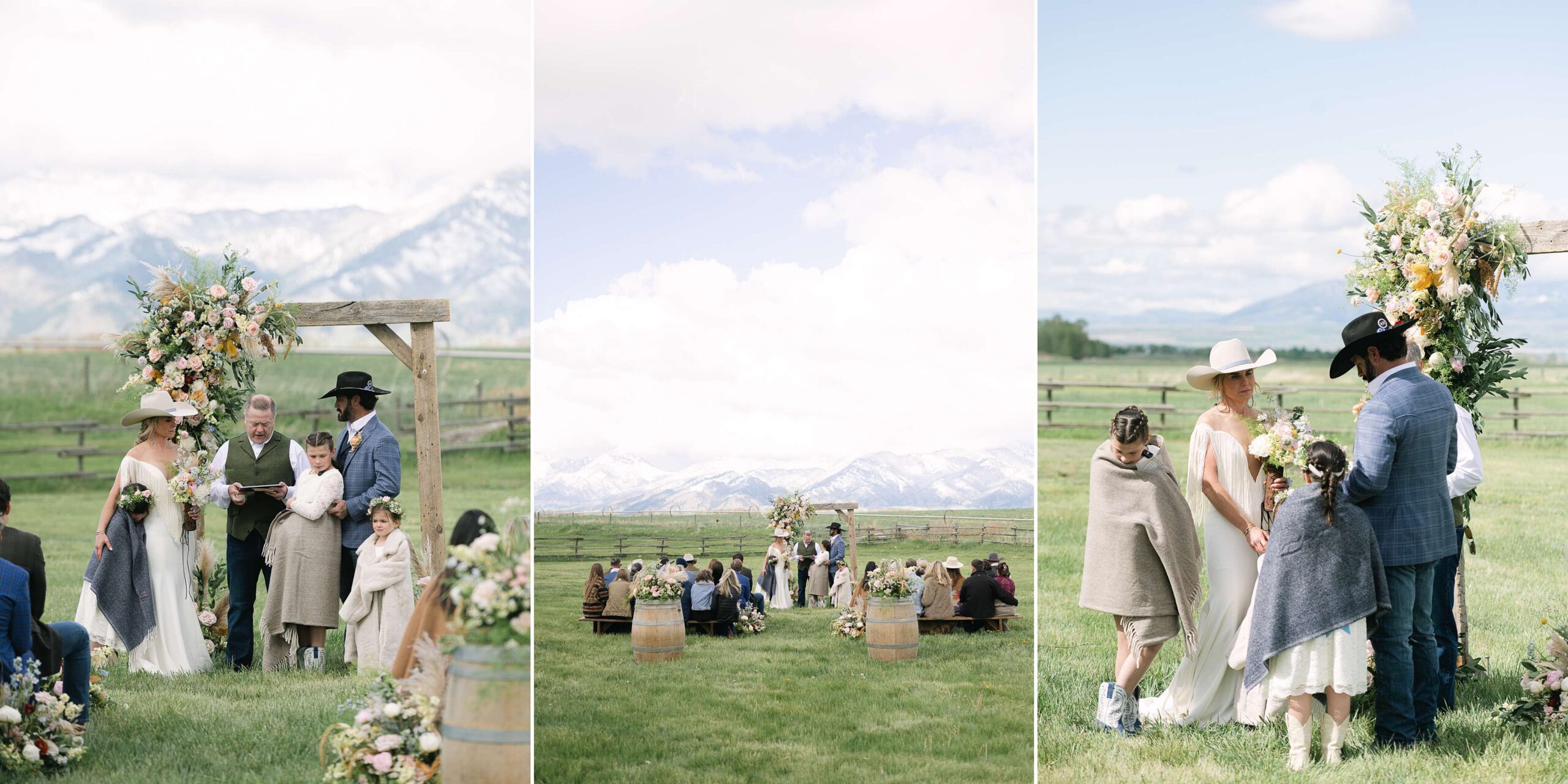 Vow renewal in Montana at Heritage Ranch in Bozeman. Get inspo, ideas, and planning tips for a meaningful Montana vow renewal experience.