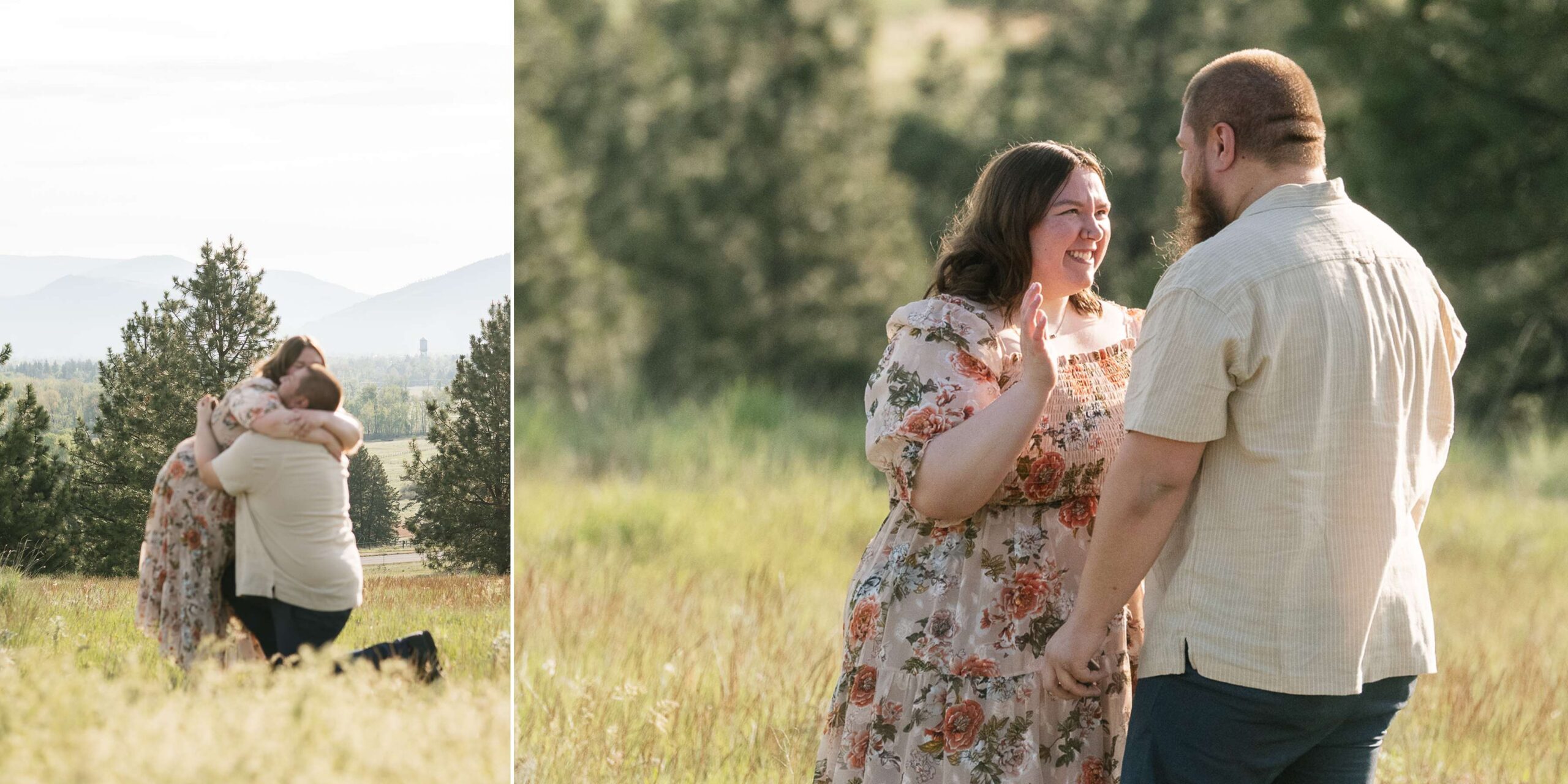 Blue Mountain surprise proposal in Missoula, Montana. A real proposal story with planning tips, and location ideas!