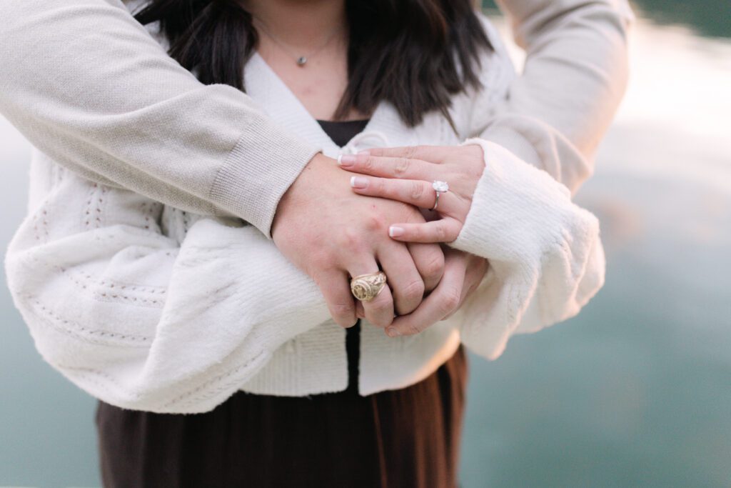 Whitefish surprise proposal on Whitefish Lake at sunset. Get tips on how to plan a surprise proposal, timing, outfit ideas, and how to make it feel natural and unforgettable.