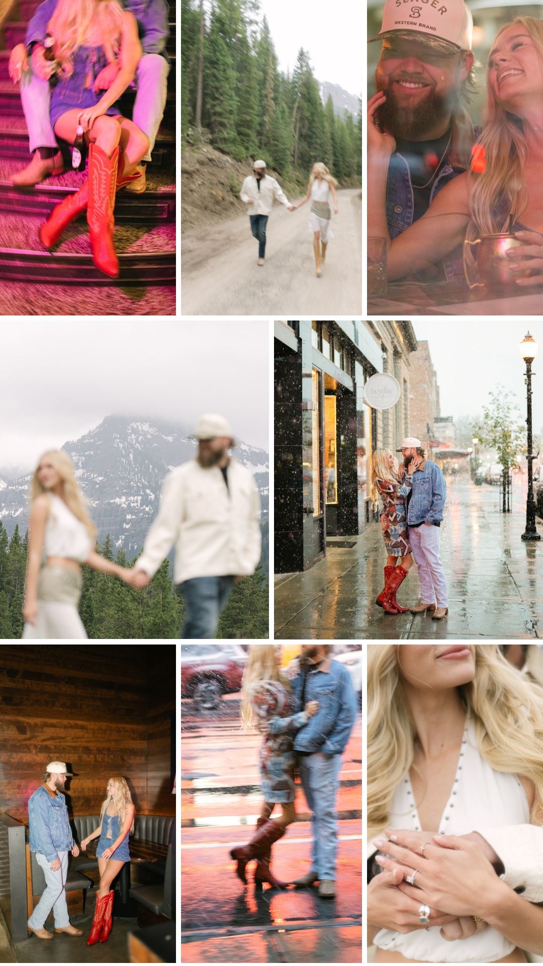 How to have an engagement session in Bozeman, Montana. The best locations, outfit tips, timing strategies, how to use your photos.