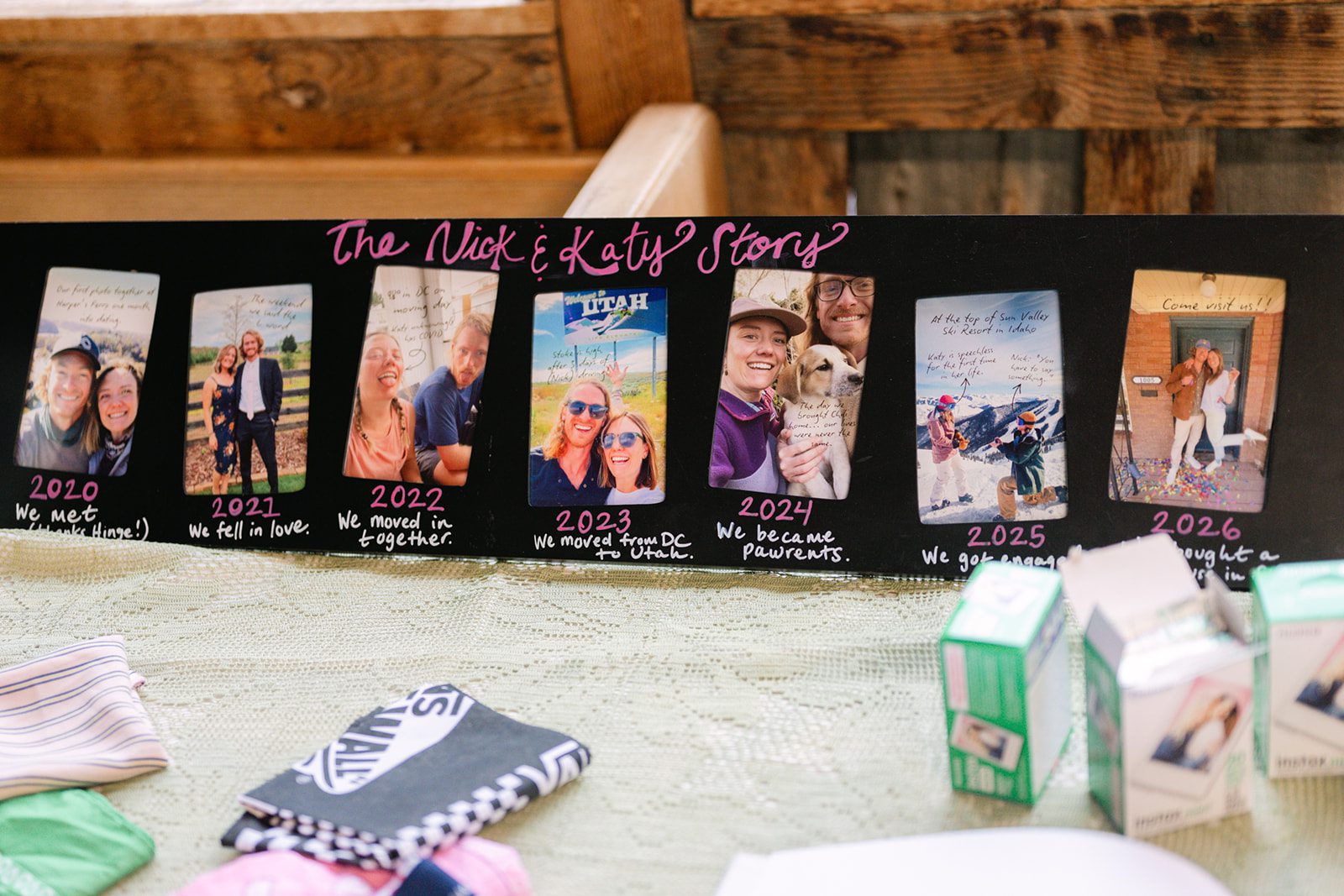 See Katy and Nick’s summer camp wedding in Montana at Luccock Park! Boho wedding style, live band and fun camp-inspired ideas.